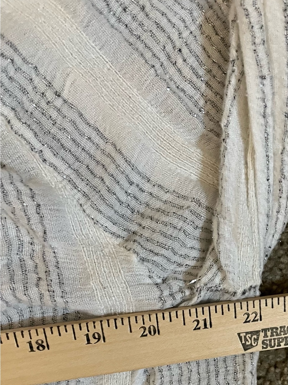 Free People Against All Odds Gauzy Boho Blouse size XS - Picture 11 of 13